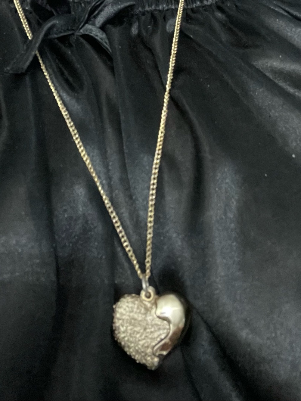 Gold Heart Pendant Necklace - Women's Jewelry 20”